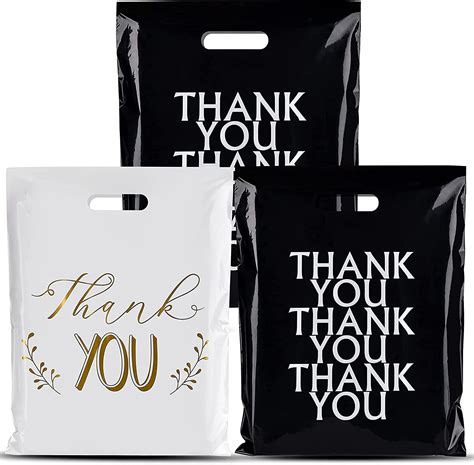 Buy POPGIFTU Thank You Bags 100Pcs Thank You Gift Bags 12x15in Retail