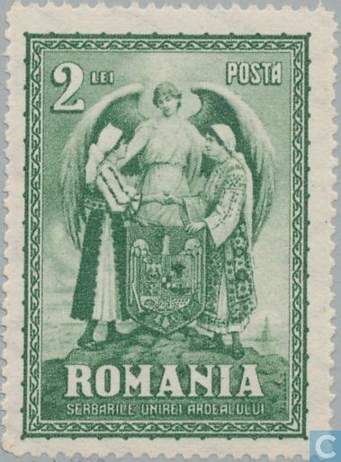 Postage Stamps Romania Rou Allegory Of The Romanian Unity Stamp