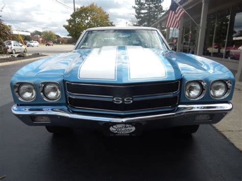 1970 Chevrolet Chevelle Ss Astro Blue 454 4 Speed 12 Bolt Classic