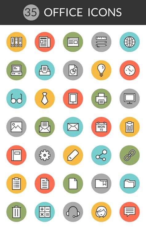 35 Free Office Icons Psd Ai And Eps Super Dev Resources