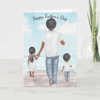 Printable father's day cards can be personalized with a special message to dad. African American Father's Day Card | Zazzle.com