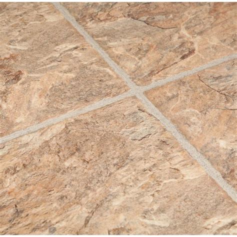 Trafficmaster Allure 12 In X 36 In Red Rock Resilient Vinyl Tile