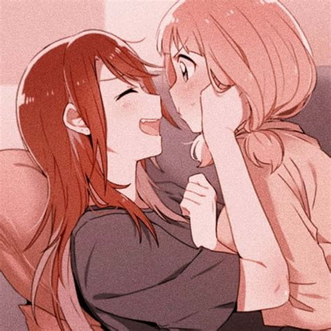 Download Enjoying The View Of A Romantic Sunset In This Lesbian Anime