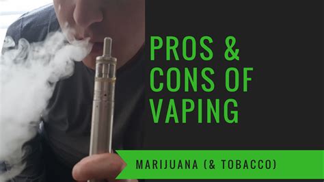 the pros and cons of vaping benefits of using a vaporizer