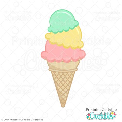 Scoop Ice Cream Cone SVG File Clipart For Silhouette Ubicaciondepersonas Cdmx Gob Mx