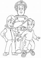 Sam Fireman Coloring Pages sketch template
