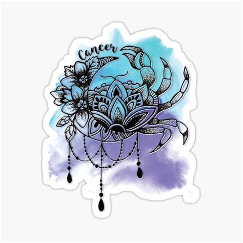 Cancer Horoscope Stickers Redbubble