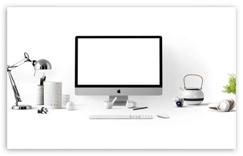 Office Desk Decor Ultra Hd Desktop Background Wallpaper