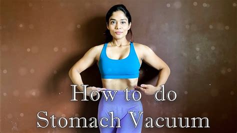 How To Do Stomach Vacuum Youtube