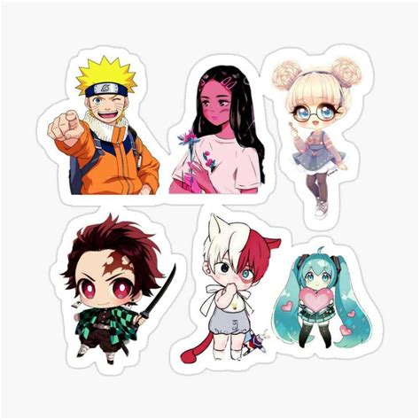 Anime Sticker For Sale By Goldennrosess Anime Stickers Anime