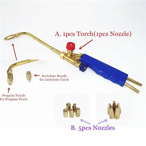 Gas Brazing Torch H01 2 Oxygen Propane Acetylene Liquified Gas For