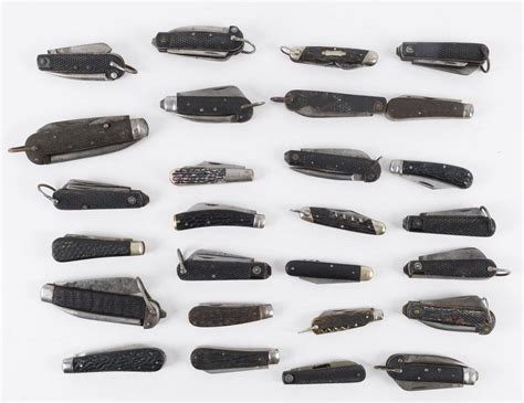 Assorted Sheffield Pocket Knives 19th 20th Century Pocket And Pen