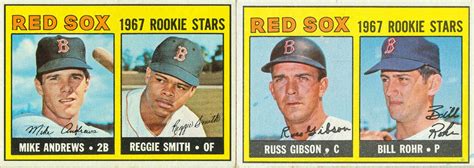 1967 Topps Baseball The 1967 Red Sox