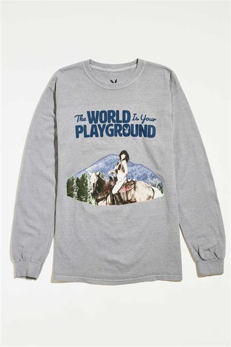 Urban Outfitters Playboy Playground Long Sleeve Tee In Gray For Men Lyst