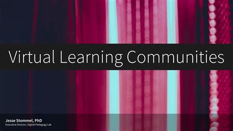 Virtual Learning Communities Youtube