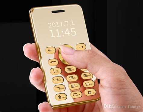 Best Fast New Arrival Full Metal Gold Luxury Mobile Phone