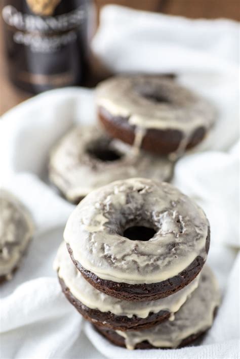Guinness Chocolate Donuts With Baileys Glaze Recipe Chisel And Fork