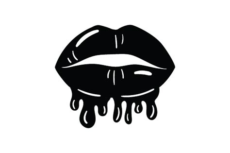 Download Dripping Lips Svg File Best Free Svg Cut Files