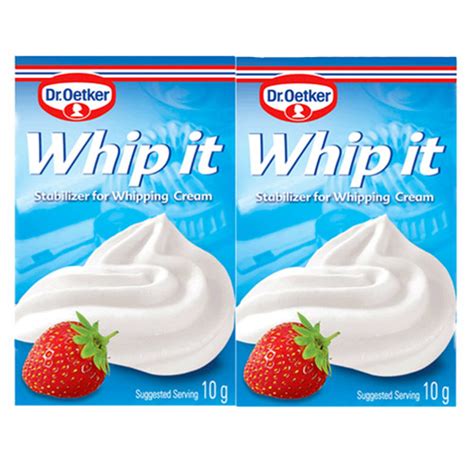 Dr Oetker Whip It Whipped Cream Stabilizer 2 Packets 06 Oz The