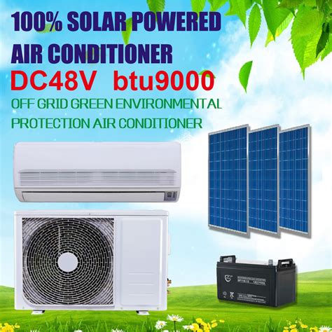 100 Dc 48v 9000 Btu Split Solar Air Conditioner China Solar Air