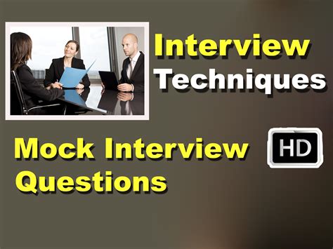 Interview Techniques HD | Mock Interview Questions | Job Interview Tips HD | | Interview 
