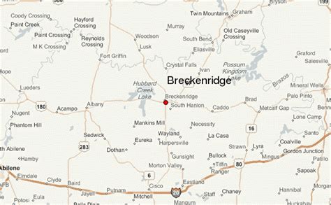 Breckenridge Texas Location Guide