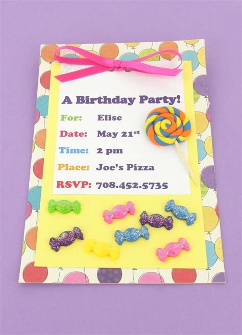 Enticing Diy Birthday Invitations Diy Birthday Invitations Card
