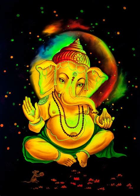 Lord Ganesha Original And Unique Psychedelic Art Hand Arte Hindu