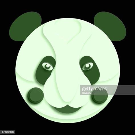 Panda Black Background Photos And Premium High Res Pictures Getty Images