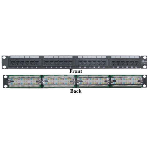 Shop our extensive selection of products and best online deals. 24 port CAT6 Patch Panel, 110 Type, 568A & 568B Compatible