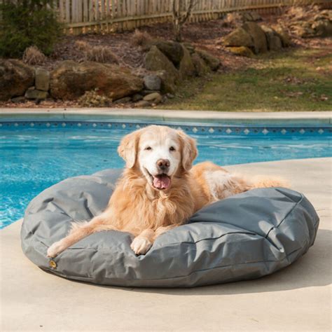 Outdoor Waterproof Round Dog Bed Snoozer Pet Products