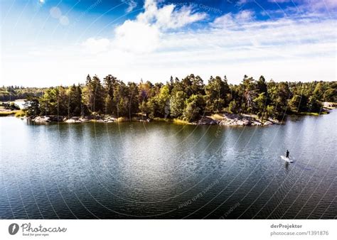 Insel In Den Sch Ren Von Schweden Ein Lizenzfreies Stock Foto Von