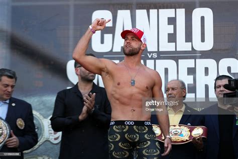 Boxer Billy Joe Saunders Pose For Picture During The Official News