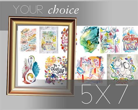 Any 5x7 Print With Images 5x7 Print Artwork Print