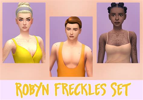 Onceabluemoonsim “ 2000 Followers T Robyn Freckles Set How The