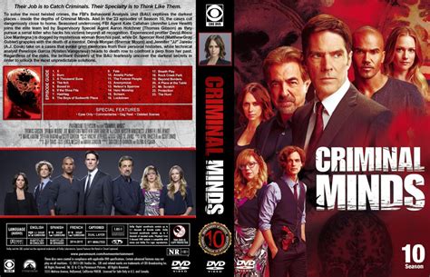 Criminal Minds Season 10 Tv Dvd Custom Covers Criminal Minds S10 Lg Dvd Covers