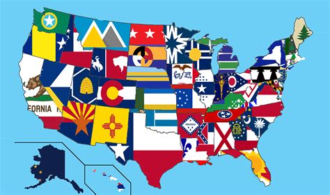 State Flags Map