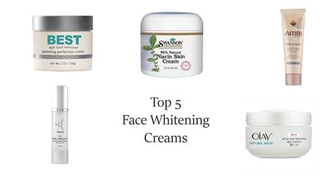 Top 5 Best Skin Whitening Creams In The World YouTube