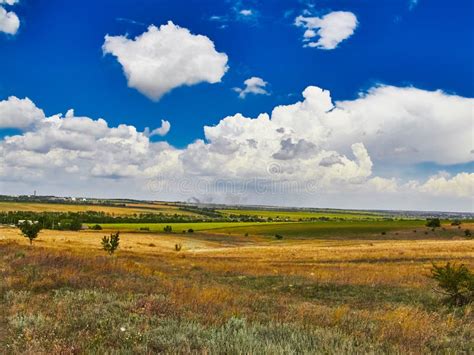 Steppe Landscape In Zaporizhia Region Of Ukraine Stock Image Image Of