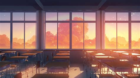 Anime Classroom Painting Photoshop Blender3d Youtube