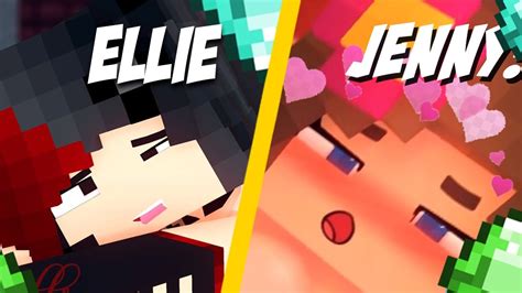 Jenny Vs Ellie In Jenny Mod Minecraft Love In Minecraft Jenny Mod