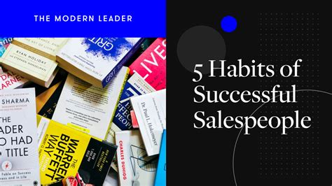 5 Habits of Successful Salespeople