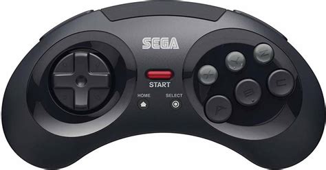 Retro Bit Sega Mega Drive Wireless Controller Black