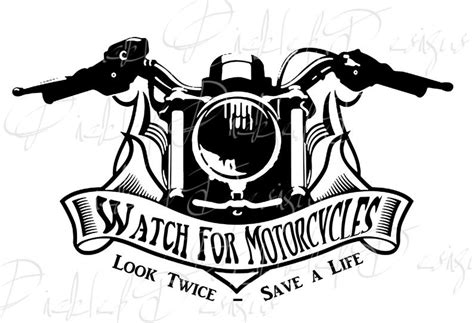 Download Watch For Motorcycles Svg Look Twice Save A Life Etsy