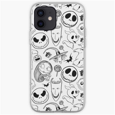 Nightmare Before Christmas Pattern Iphone Case And Cover By Lonelybunny
