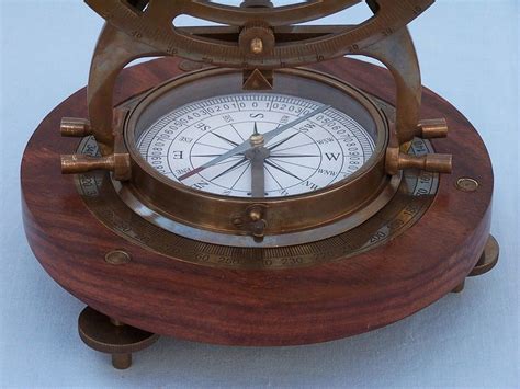 Buy Antique Brass Alidade Compass 14in Model Ships