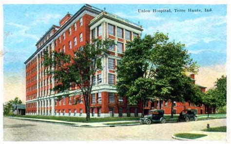 Terre Haute Postcards Union Hospital 2