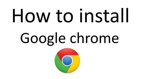 Installing Google Chrome Directgerty