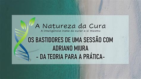 Os Bastidores De Uma Sess O Adriano Miura Da Teoria Para A