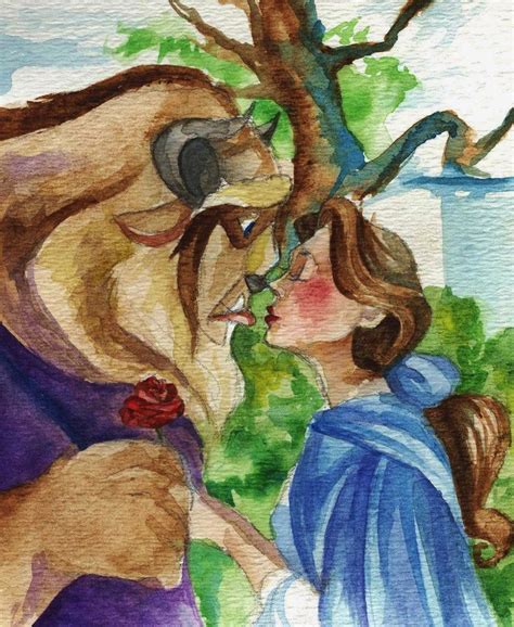 A Kiss By Silence In November On Deviantart Beauty And The Beast